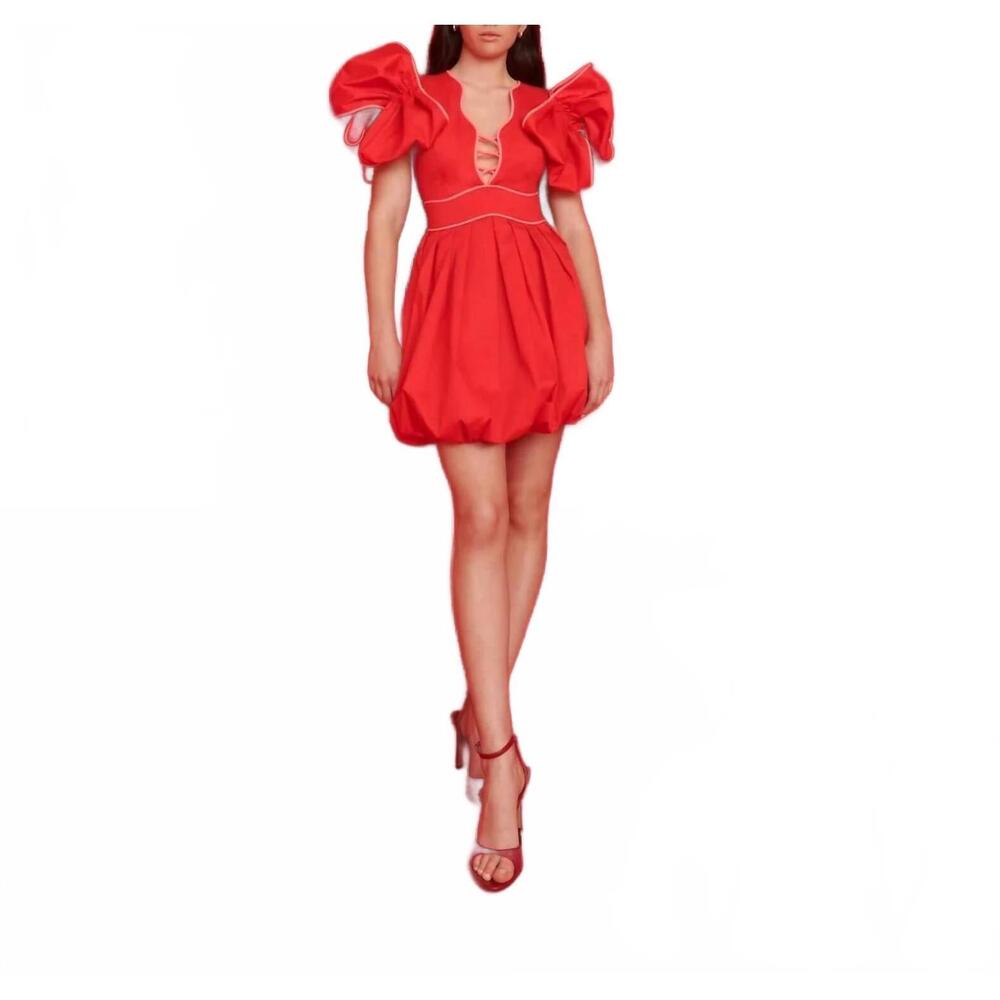 NEW CELIA B orbit mini dress in red - Picture 10 of 10